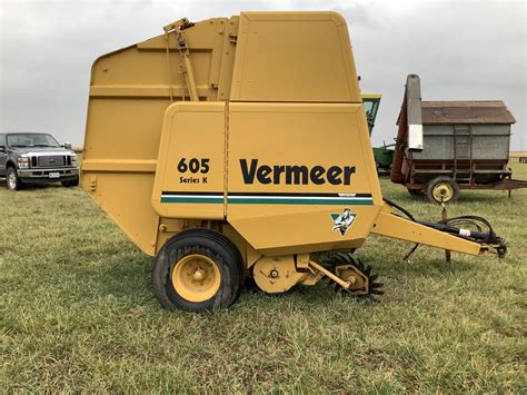 00 Auction Ended July 28, 2021 Financial Calculator Machine Location Mexia, Texas 76667 Number of Bales 8100 PTO 540 Serial Number NA Condition Used Stock Number BK Bale Chamber Type Variable Auto Tie Yes Bale Kicker Yes Compare AuctionTime. . Vermeer 605k baler problems